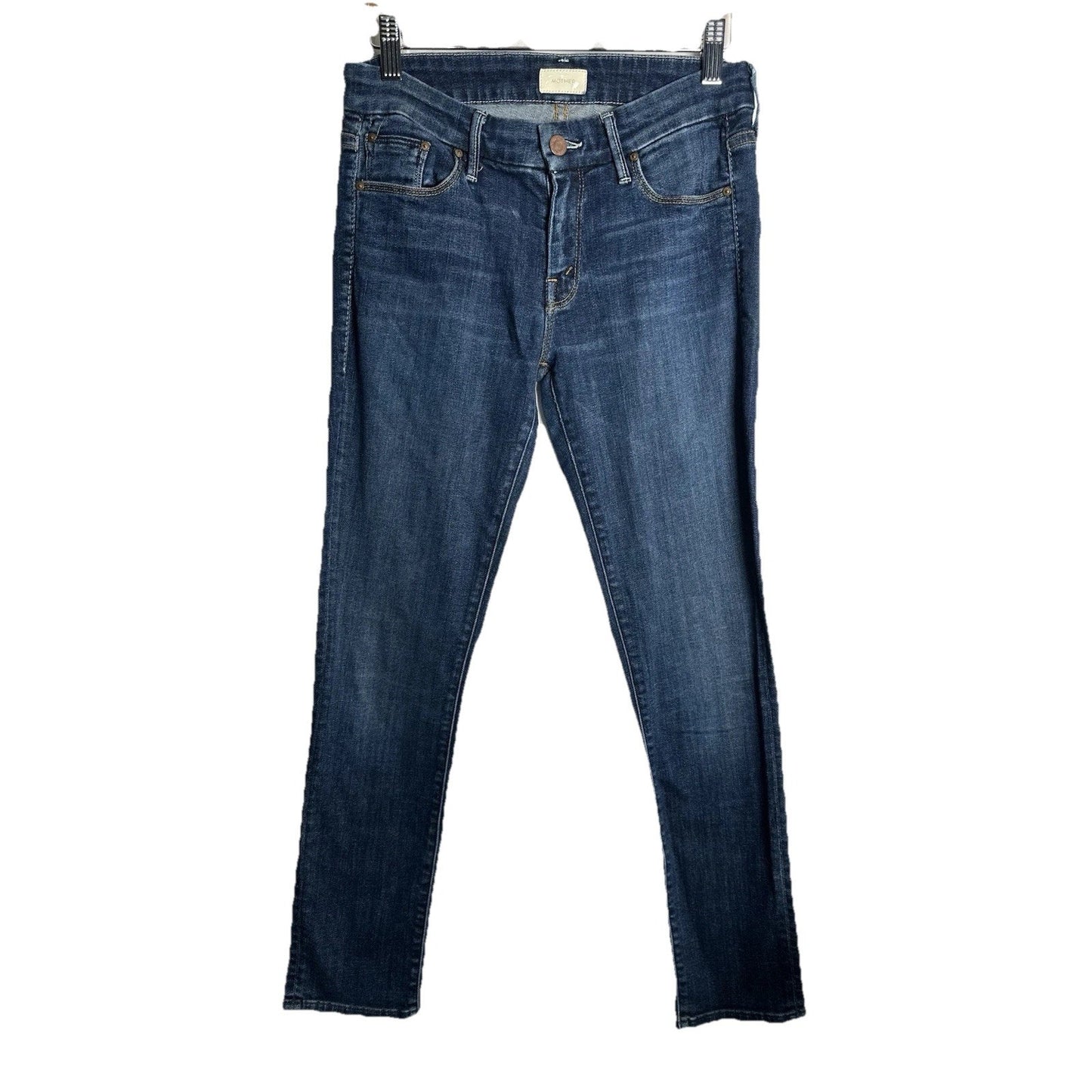 Mother The Looker Crop Jeans Womens Sz 27 Everyday Classic Dark Wash Capsule