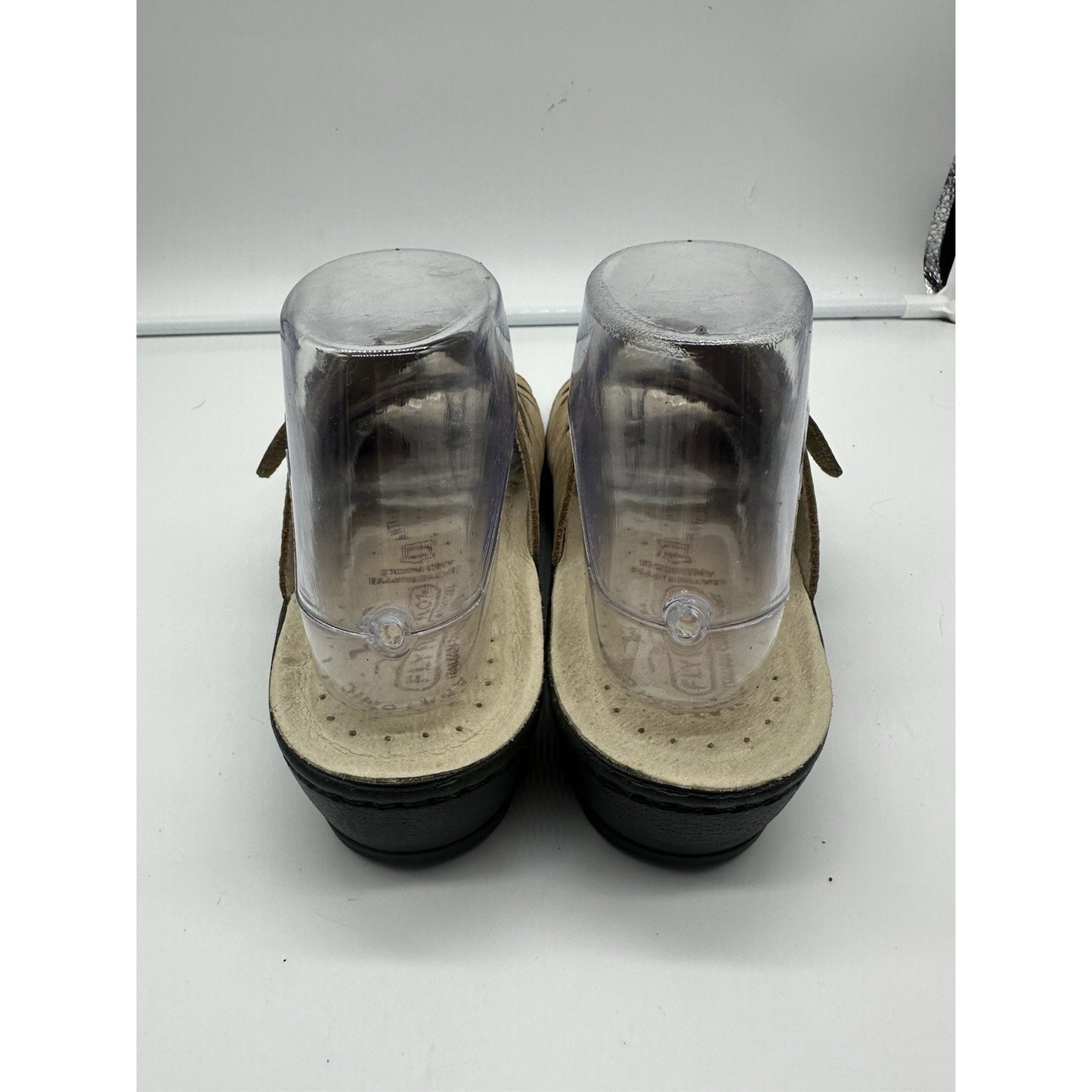 Fly Flot Sandals Womens Size EU 39 US 8.5 Dana Italian Leather Double Buckle G1