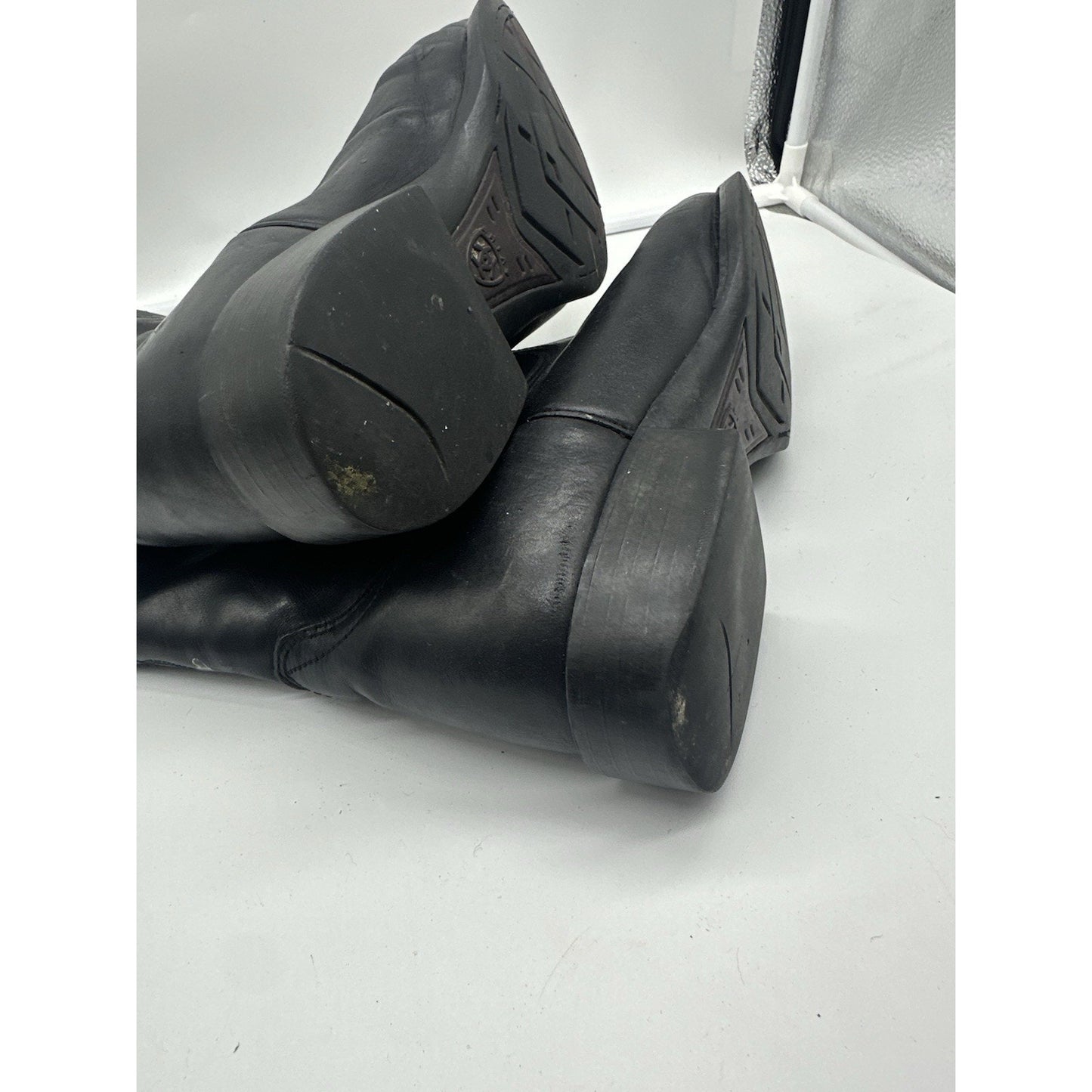 ARIAT Heritage Roper Western Boots Black Leather Men's Size 11 EE
