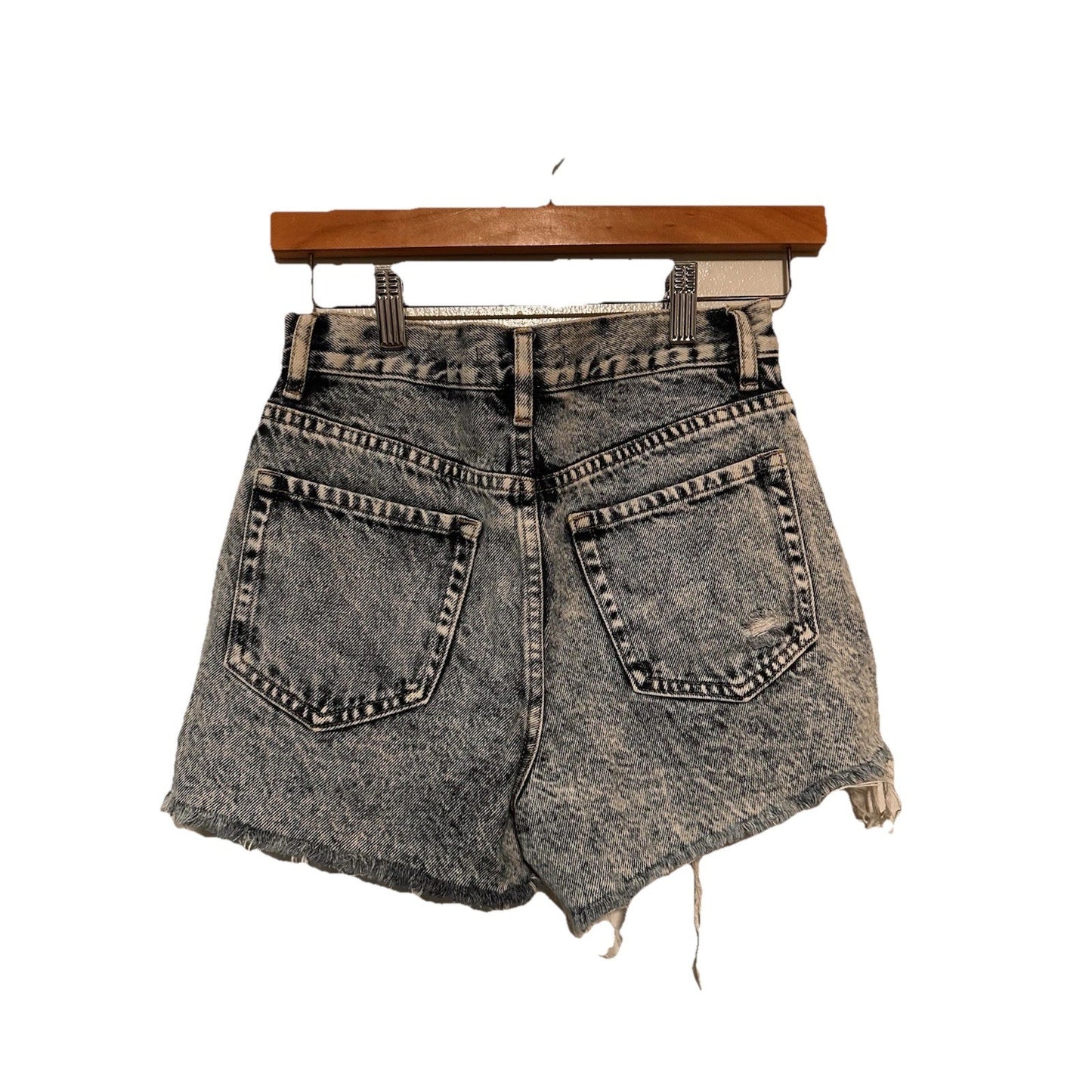 Pacsun Vintage Ultra High Rise Womens Sz 24 Destroyed Distressed Raw Hem Boho