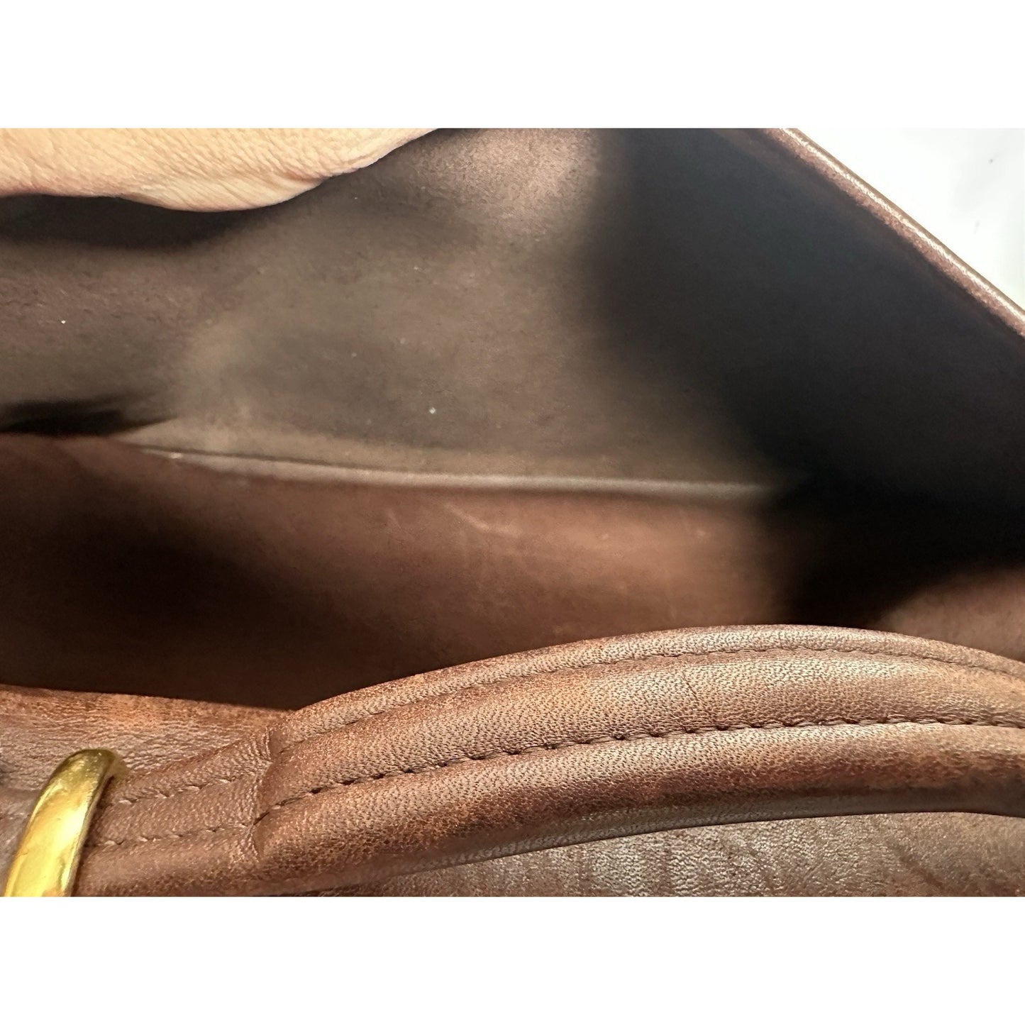 Vintage Coach Lexington Leather Briefcase Turn Lock Chocolate Brown