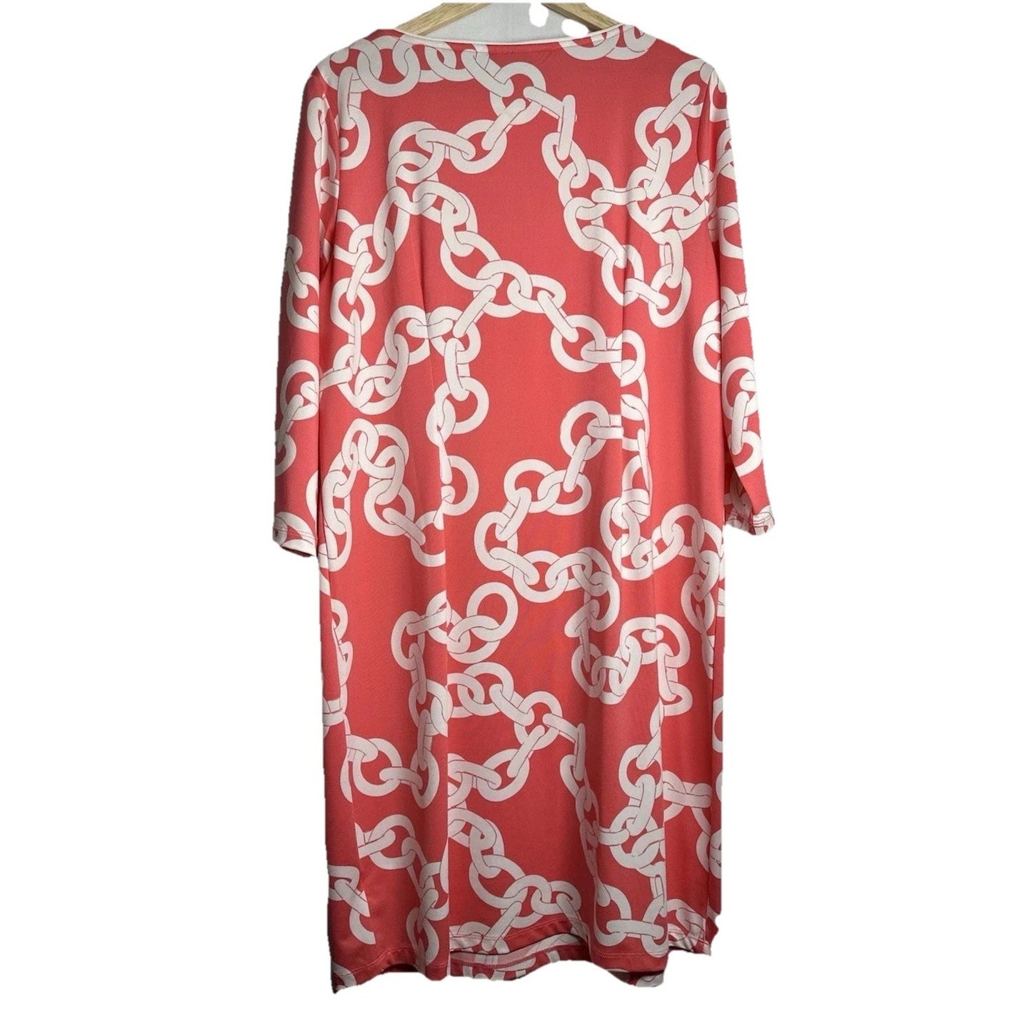 SUSAN GRAVER Sheath dress Womens Sz M Slinky Lagenlook Artsy Art To Wear