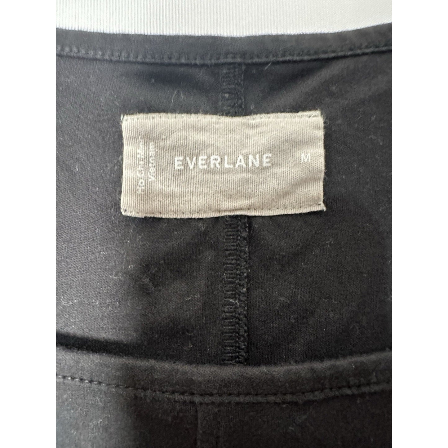 Everlane Sleeveless Jersey The Lux Cotton Flared Midi Dress Womens Sz M Preppy