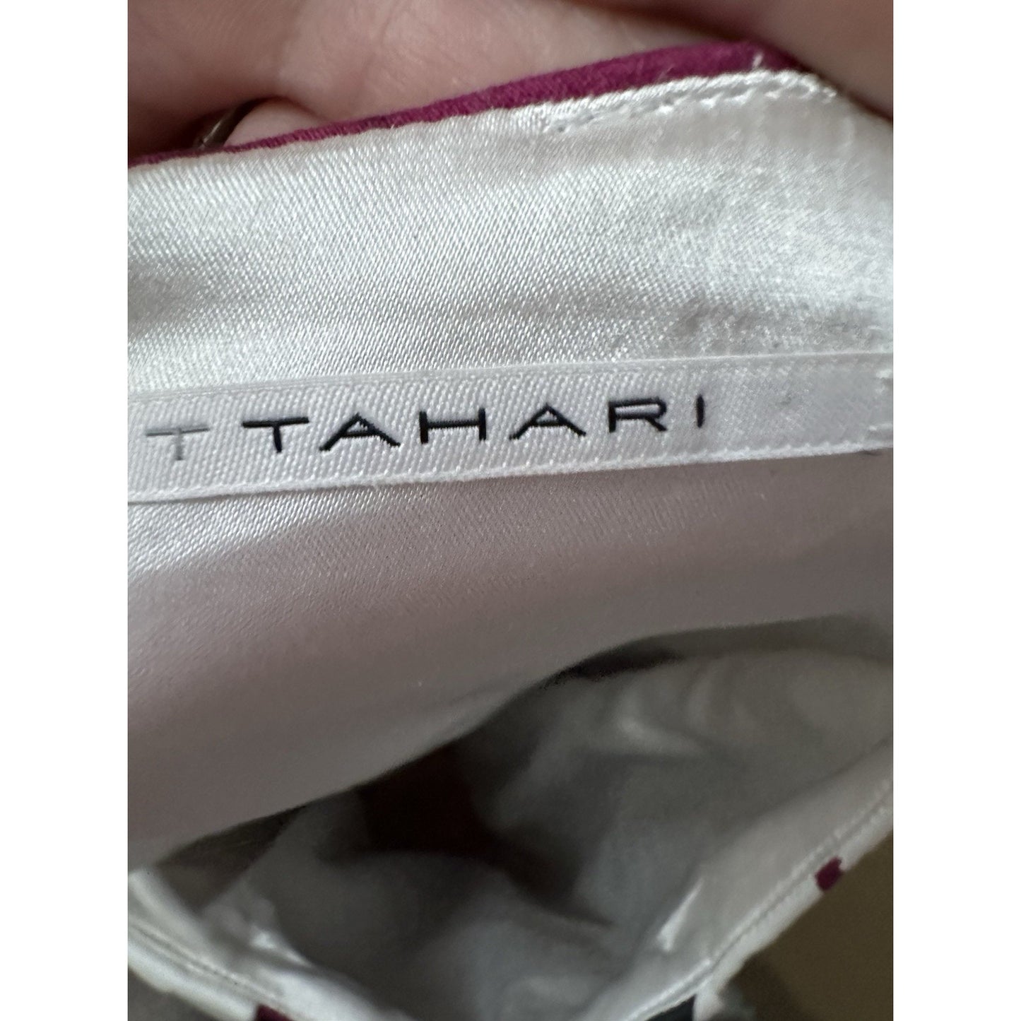 TAHARI Shift Dress Womens 14 Abstract Sleeveless Watercolor Wedding Guest Spring