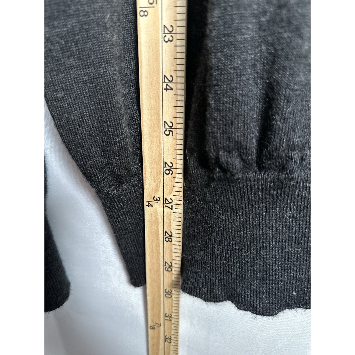 Orvis Merino Wool Pullover 1/4 Sweater Pullover Mens sz L Outdoors Cozy Warm