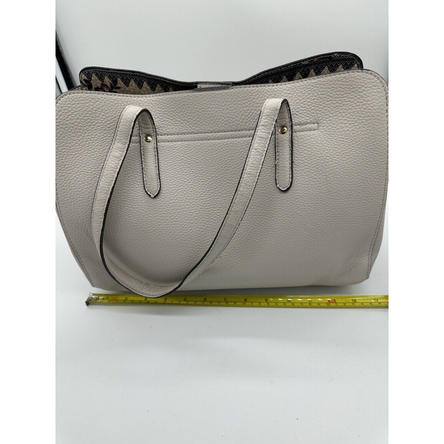 NANETTE LAPORE Light Gray Bowed Shoulder Bag Double Handeled Purse