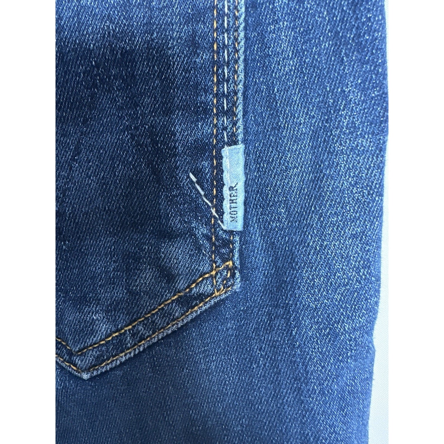 Mother The Looker Crop Jeans Womens Sz 27 Everyday Classic Dark Wash Capsule