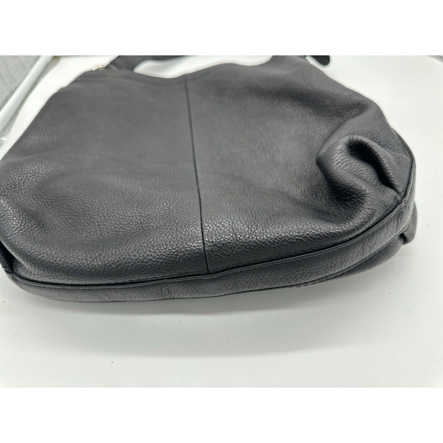 Vintage Coach Penelope Hobo Shoulder Bag - F16535 - Black Pebbled Leather Medium