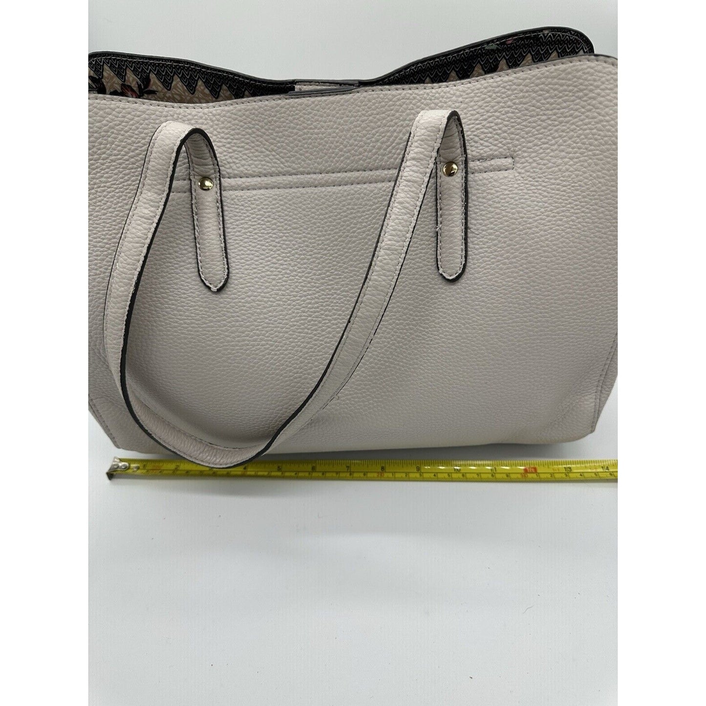 NANETTE LAPORE Light Gray Bowed Shoulder Bag Double Handeled Purse