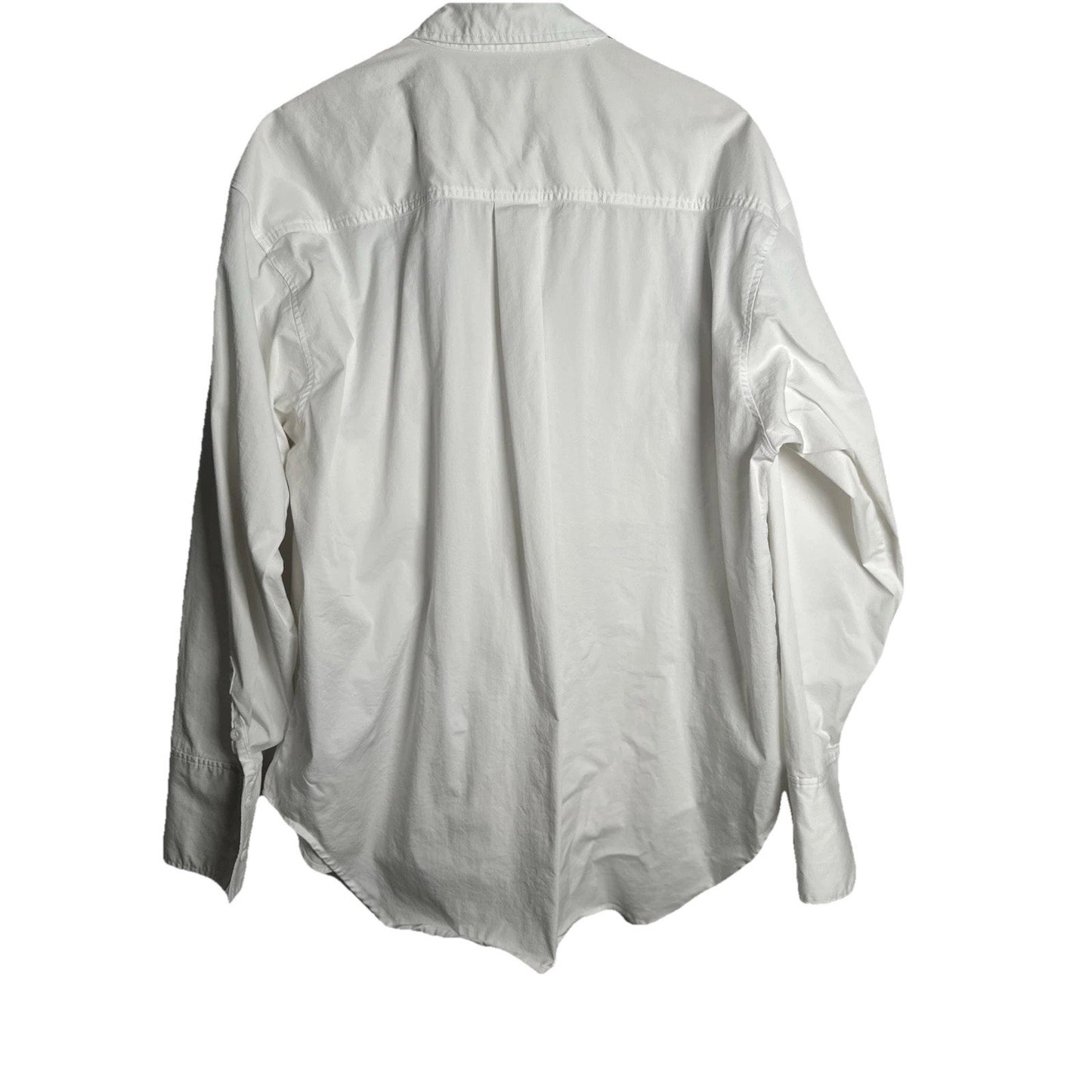 Good American Poplin Shirt Womens Sz 4 Oversized Minimalist Careercore