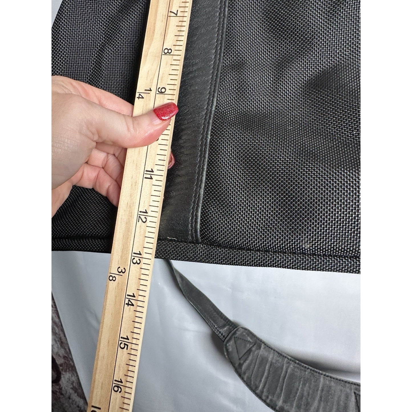 TUMI Boston Bag W/ ID Travel Black Weekender Carry On