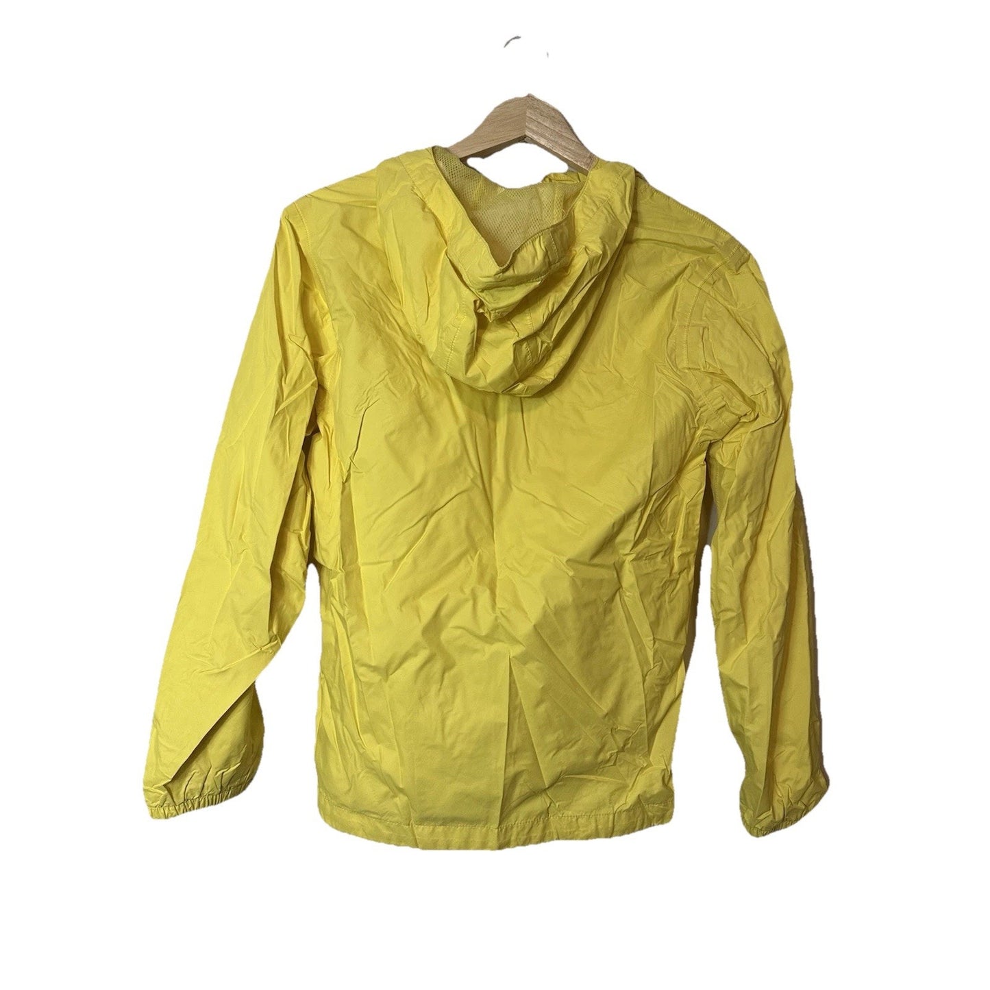 The North Face Girls L 14/16 Full Zip Rain Jacket Hooded Layers Outdoors Bright