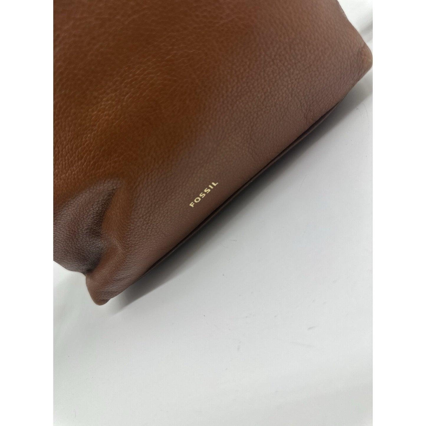 Vintage Fossil JORI Brown Pebble Leather Crossbody Bag Shoulder Y2K 90s $168