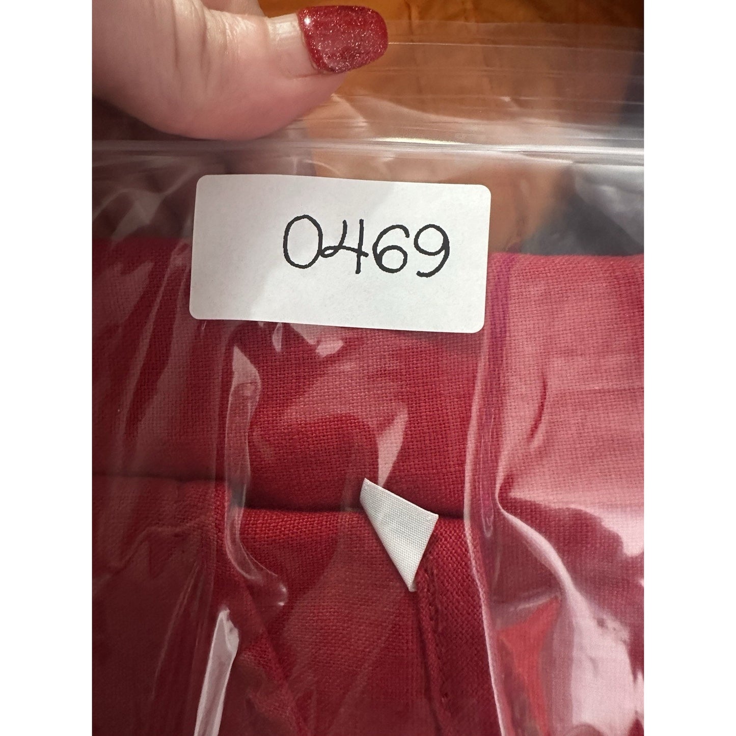 Match Linen Women's Sz M Petite Lightweight Lagenlook Boxy Pockets Red midi