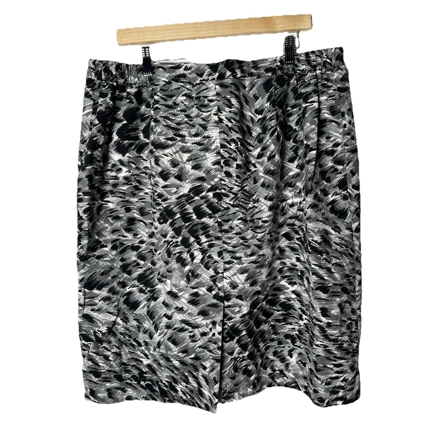 Talbots Woman Sz 16w Animal Print Front Zip Whimsigoth Festival Cocktail