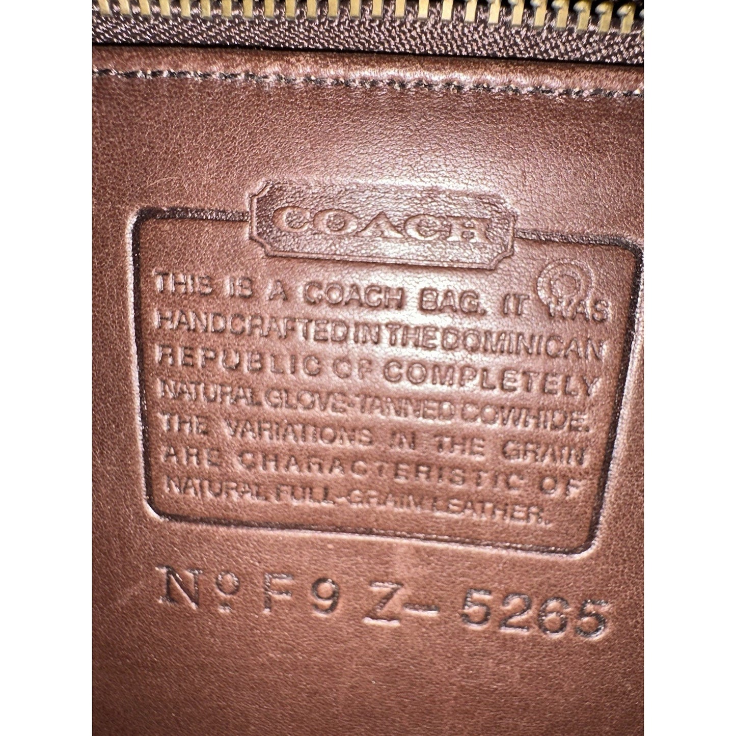 Vintage Coach Lexington Leather Briefcase Turn Lock Chocolate Brown