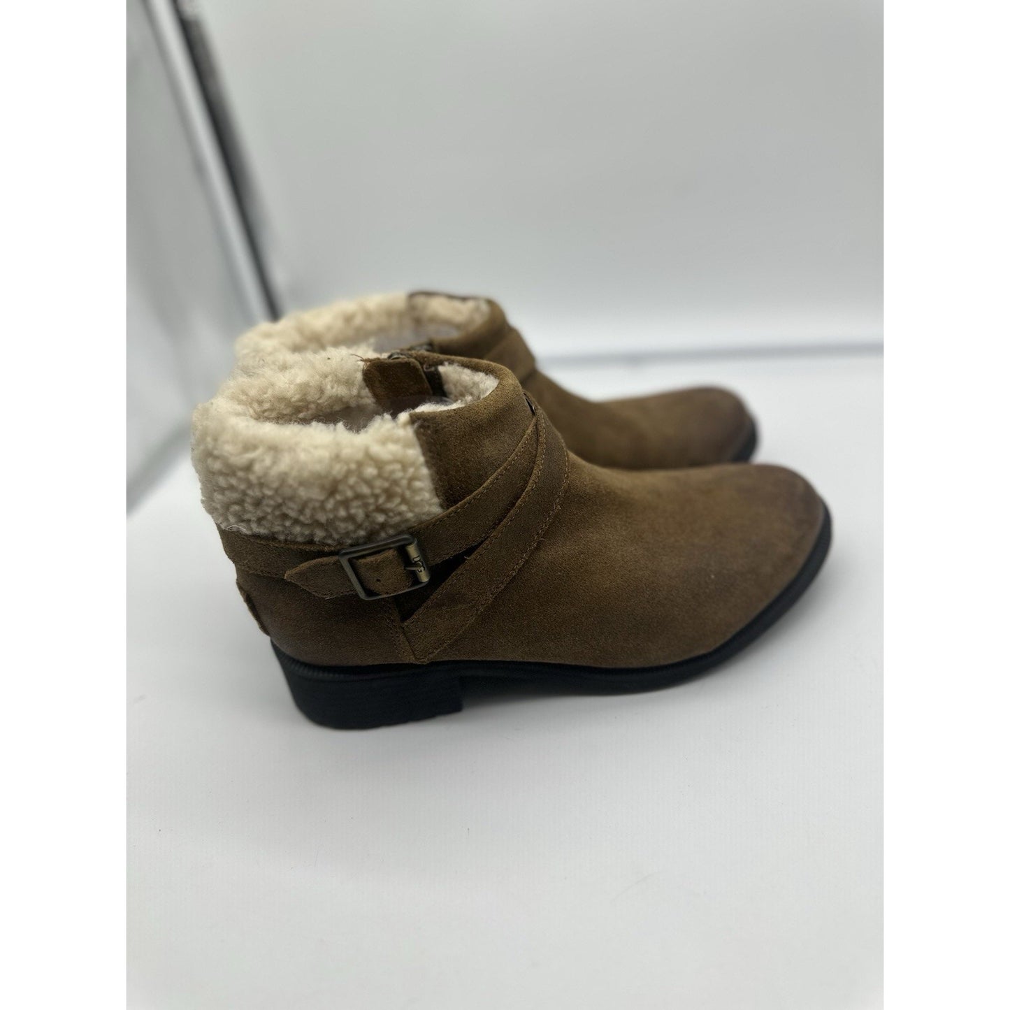UGG BENSON WOME ANKEL BOOTS LEATHER CHIPMUNK US 9 /UK 7 / EU 40 Chunky