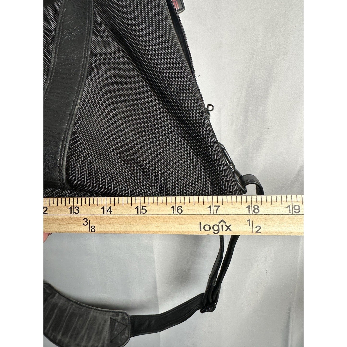 TUMI Boston Bag W/ ID Travel Black Weekender Carry On