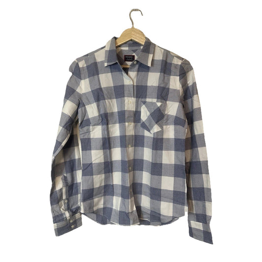 UNTUCKit Shirt Womens Sz 0 Volnay Plaid Long Sleeves Ladies Button Down