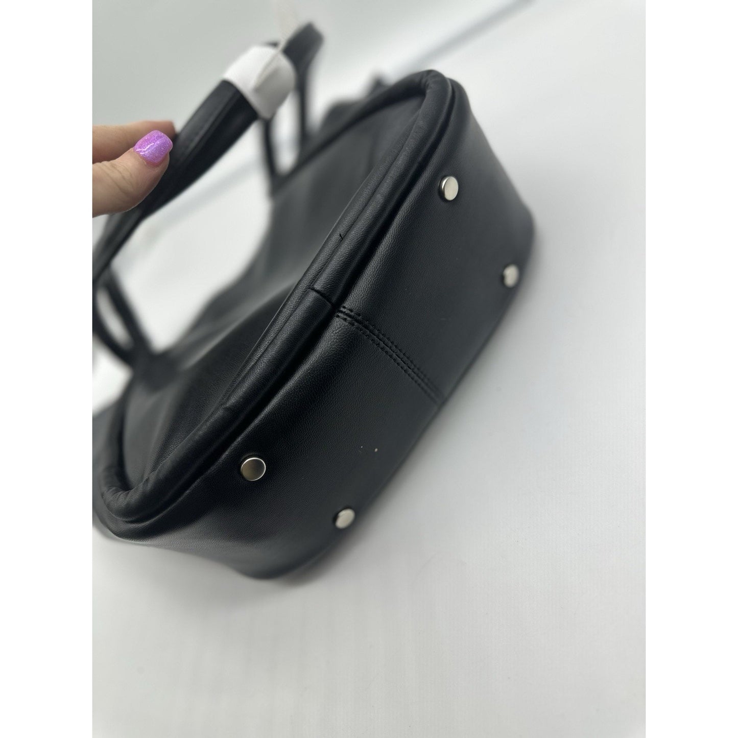 French Connection Anya shoulder bag Black Tote Purse Y2k Retro NWT