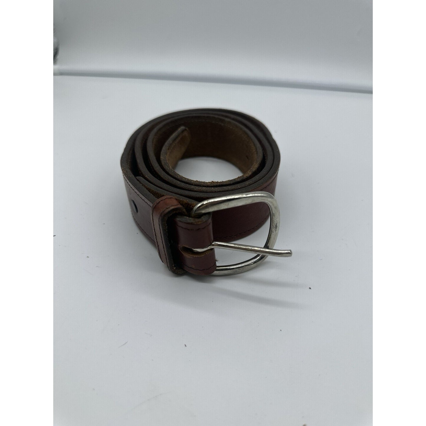 Vintage 1988 Redman Leather Belt Sz 34 /41”L Brown Western Southwestern Cowboy