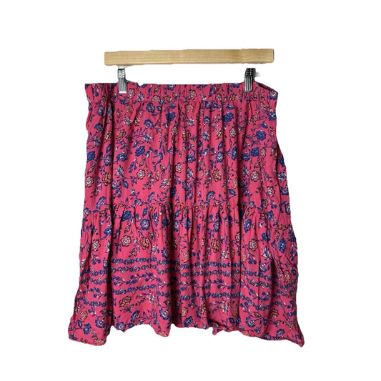 Lane Byrant Tiered Skirt Womens Sz 18/20 Layered Cottagecore Peasant