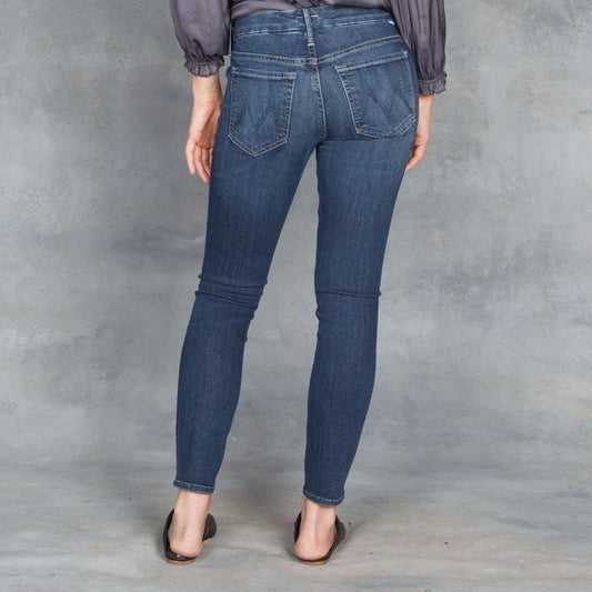 Mother The Looker Crop Jeans Womens Sz 27 Everyday Classic Dark Wash Capsule