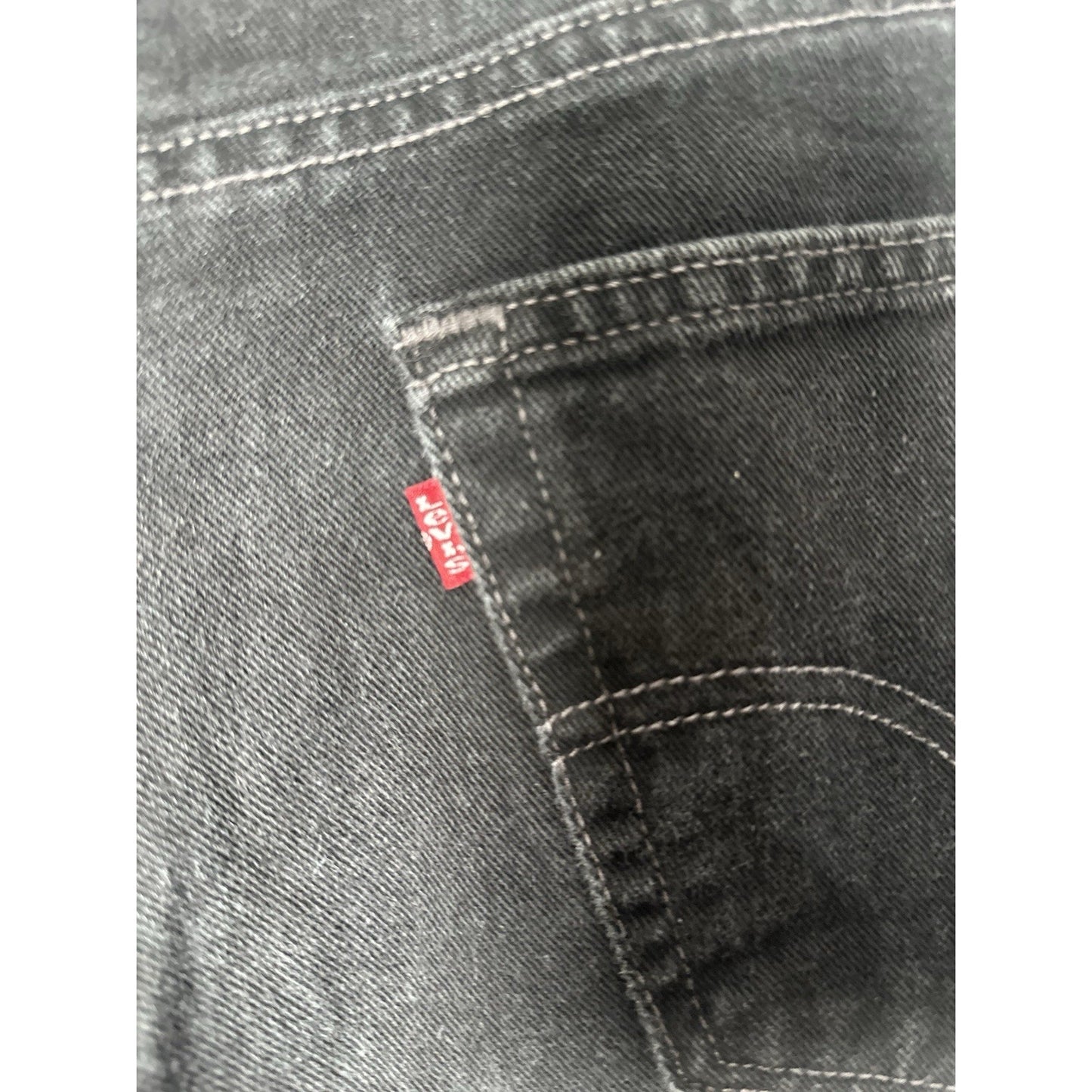 Levis Denim Jeans Mens Sz 34 x 30 Black Capsule Everyday Relaxed