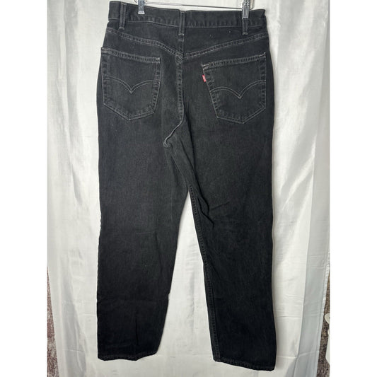 Levis Denim Jeans Mens Sz 34 x 30 Black Capsule Everyday Relaxed