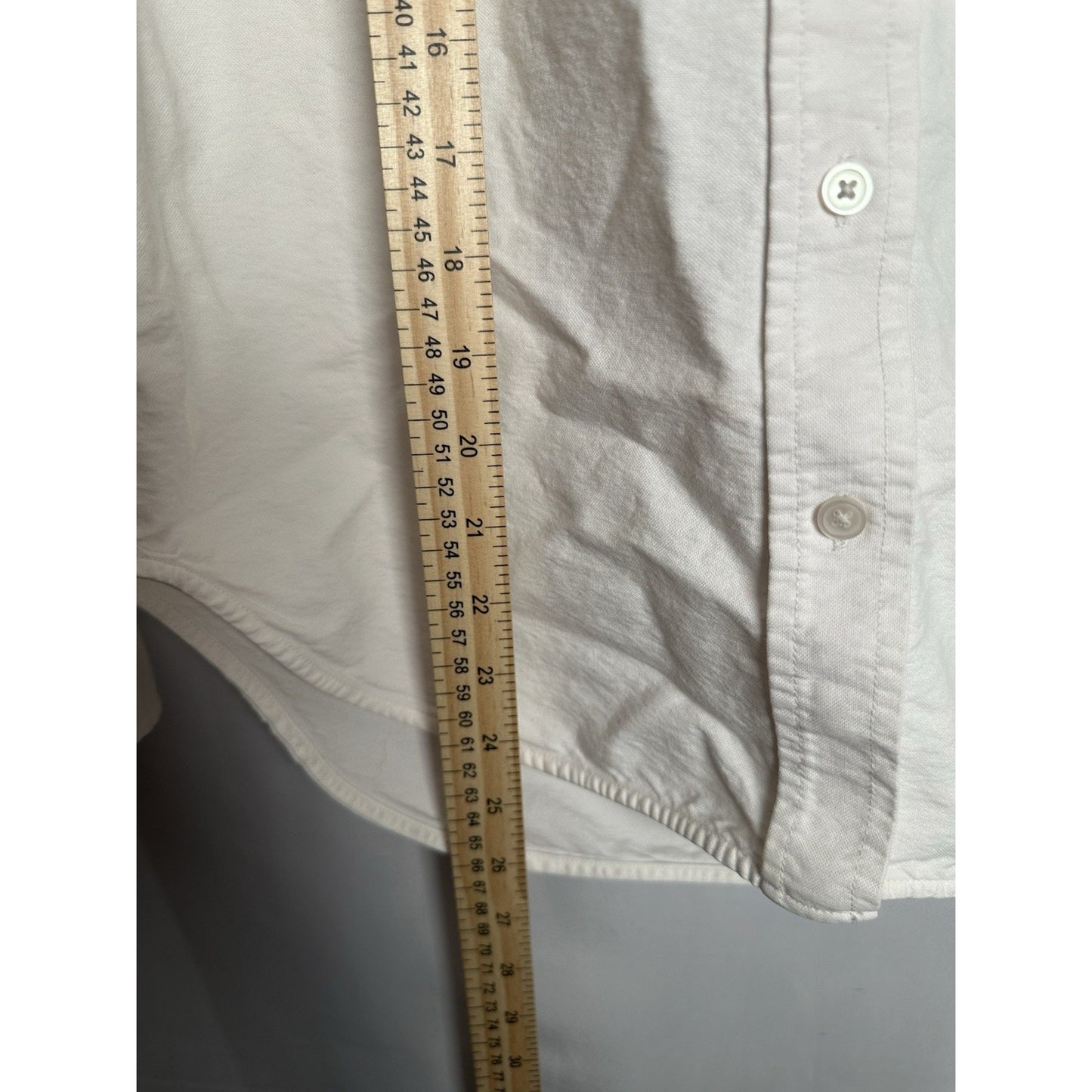 Everlane Button Down White Top Womens Sz 0 Tunic Minimalist Oversized Basic