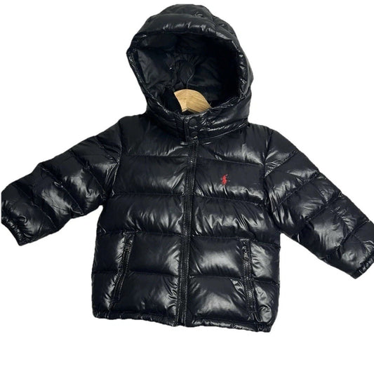 Polo Ralph Lauren Puffer Jacket Todddler Sz 2T Pony Boy