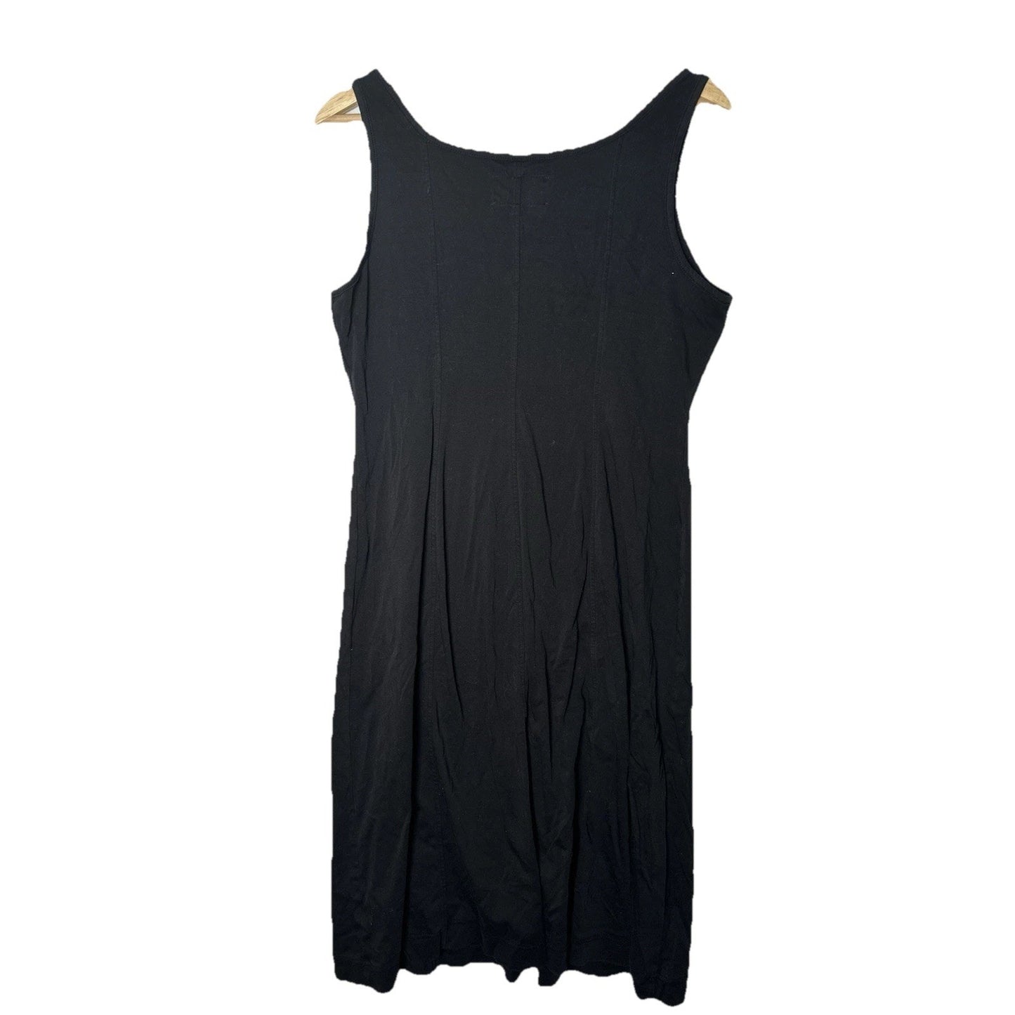 Everlane Sleeveless Jersey The Lux Cotton Flared Midi Dress Womens Sz M Preppy