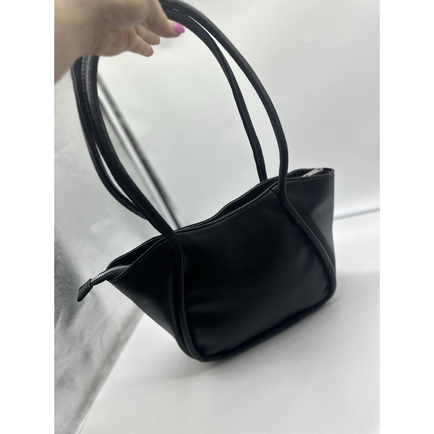French Connection Anya shoulder bag Black Tote Purse Y2k Retro NWT