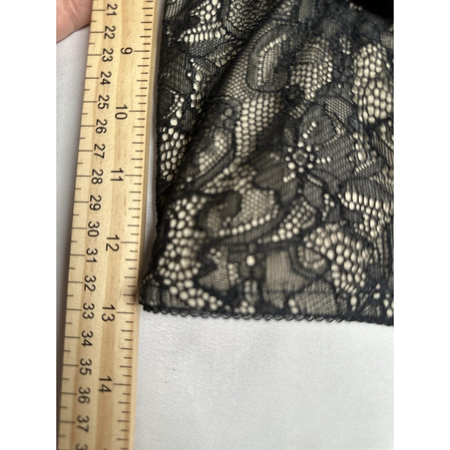 Say What? Floral Lace Bustier Corset Top Womens Sz M Romantic Whimisgoth