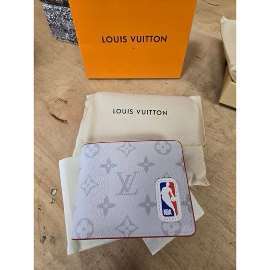 Louis Vuitton New Portofoyille White Monogram NBA Collaboration Wallet