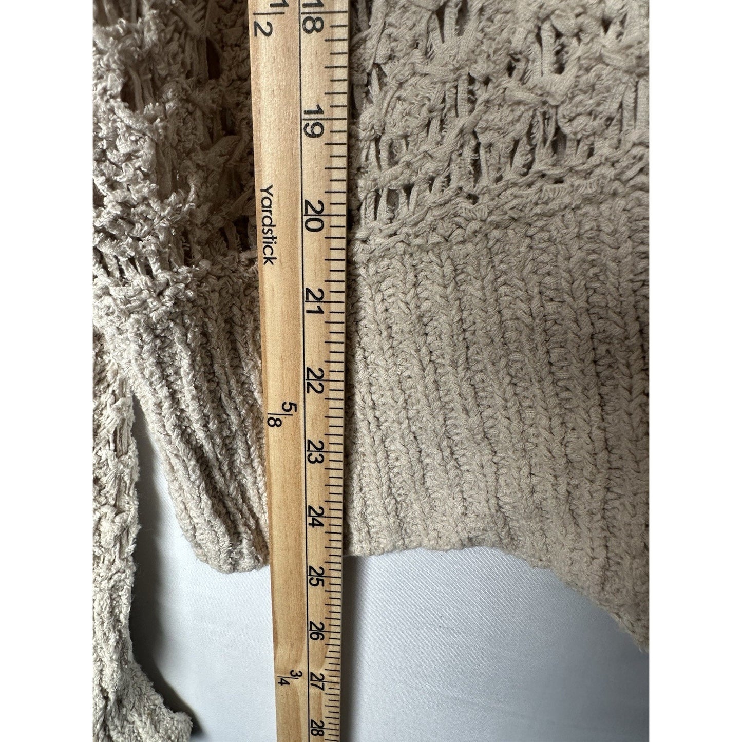 Free People Best Of You Sweater Womens Sz XS Oversized Beachy Coastal Cozy Boho