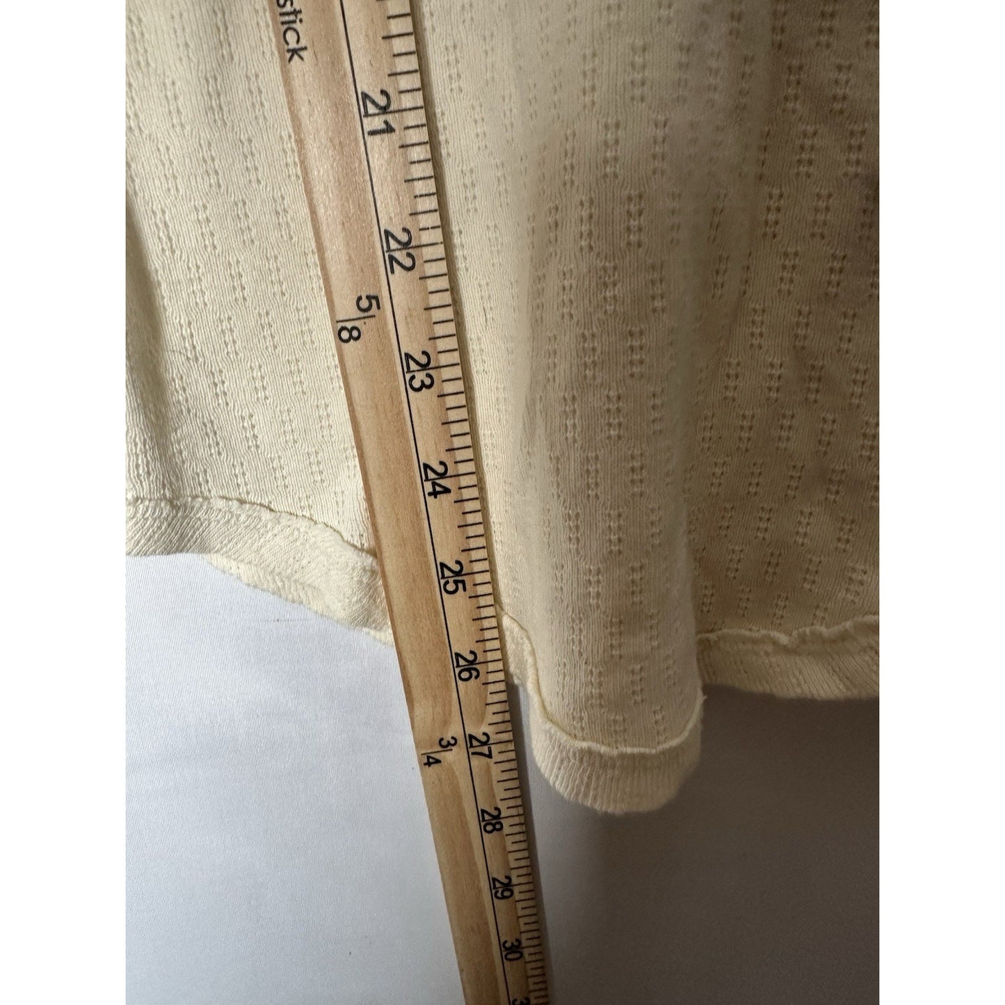 Free People Sunny Tank Womens Sz S Butter Yellow Boho Bohemian Stretch
