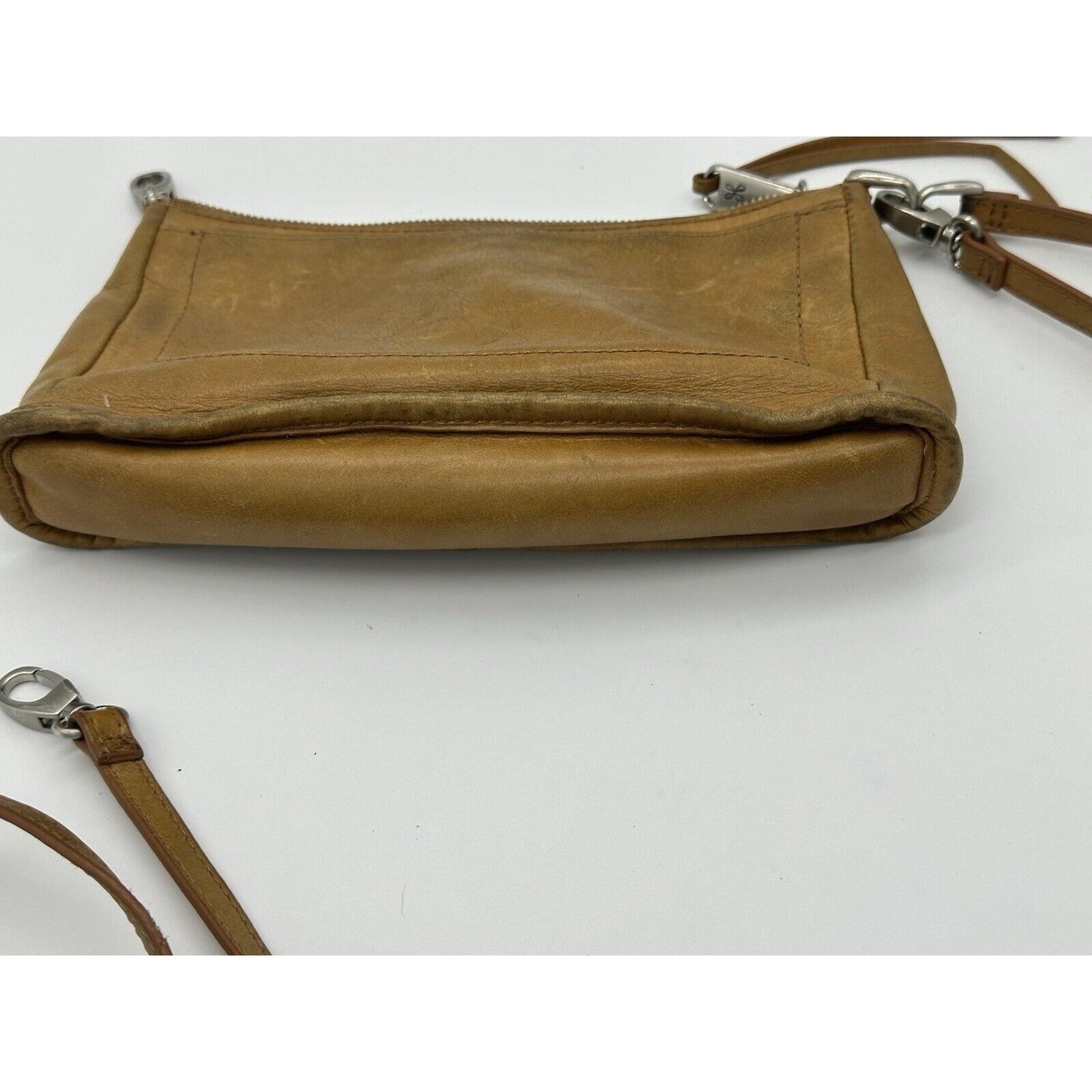 HOBO I nternational Crossbody Bag Brown Leather Purse Small Excellent