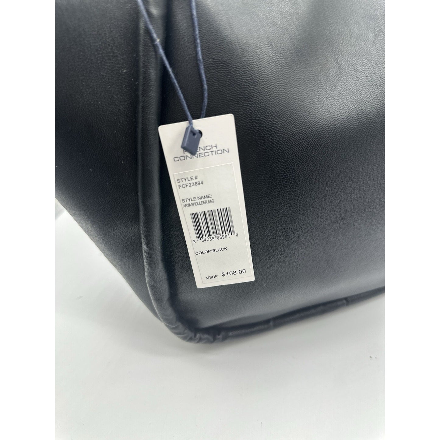 French Connection Anya shoulder bag Black Tote Purse Y2k Retro NWT