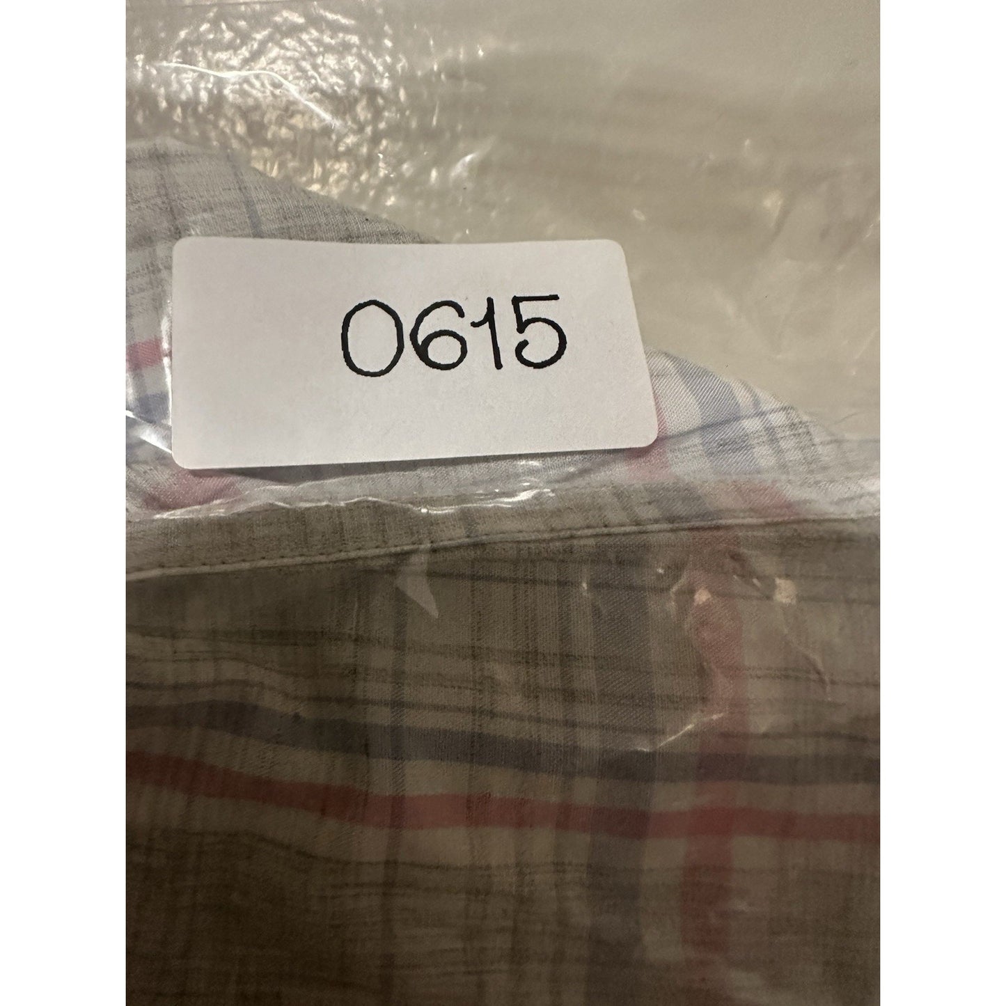 NWT UNTUCKit Chasseles Plaid Long Sleeve Button Down Shirt Size 8