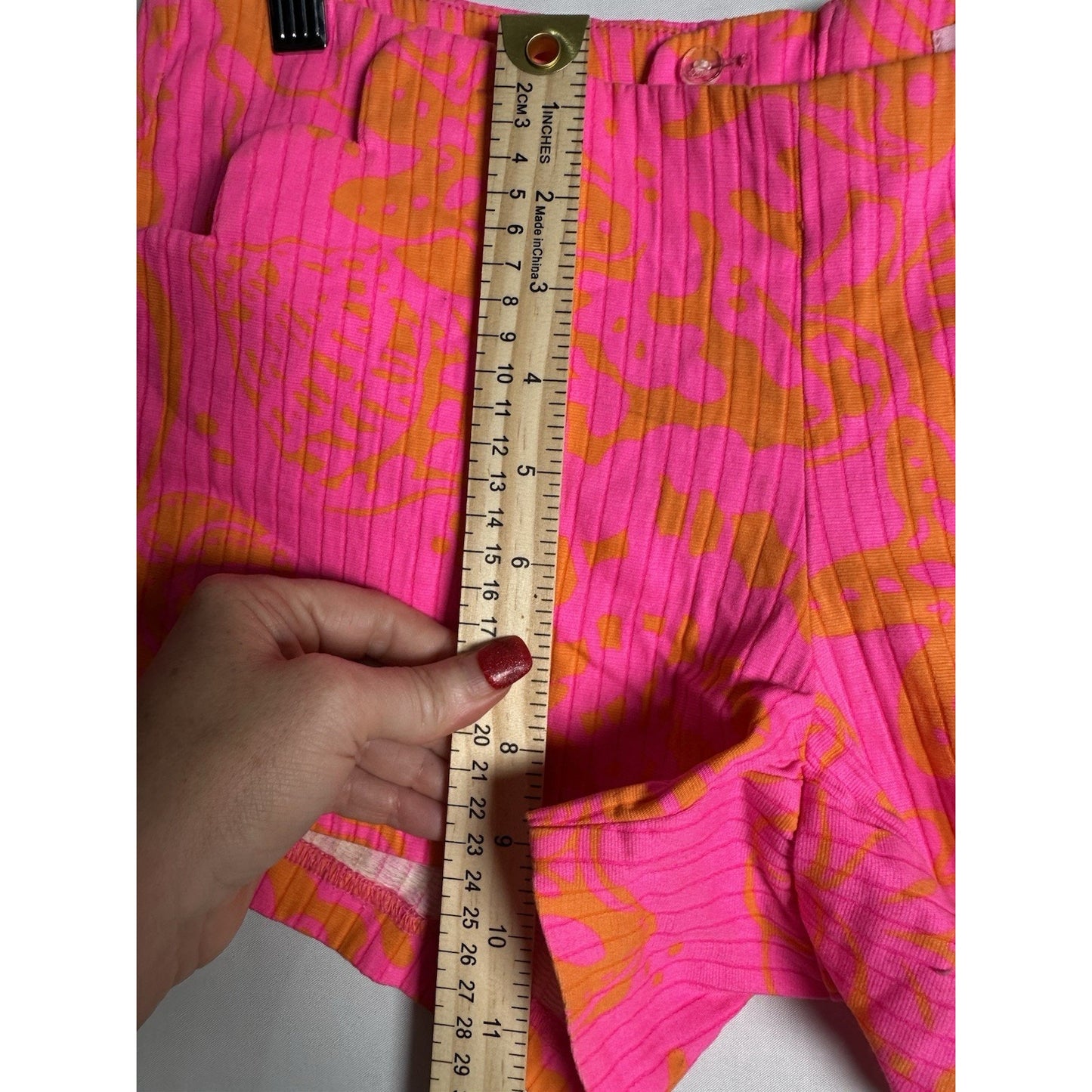 Lily Pulitzer Liza Seaesta Pop Pink Shorts Women’s sz 0 Beachy Everyday Coastal