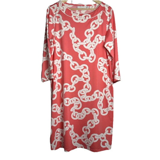 SUSAN GRAVER Sheath dress Womens Sz M Slinky Lagenlook Artsy Art To Wear
