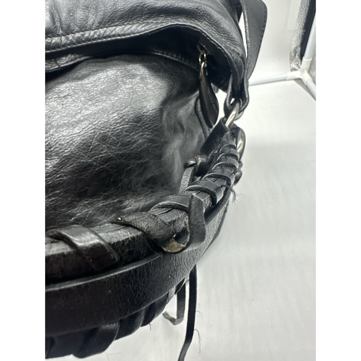 Francesca Bellavita Leather Hobo Handbag Shoulder Bag