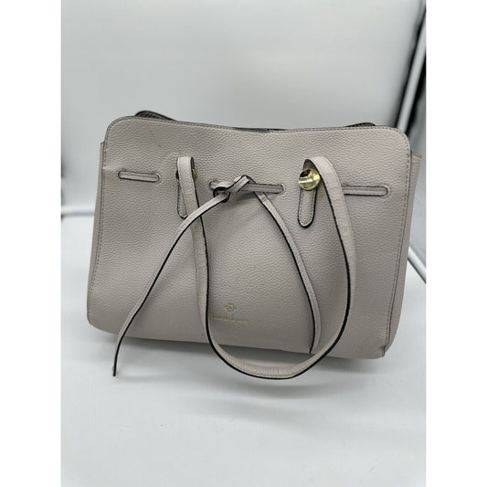 NANETTE LAPORE Light Gray Bowed Shoulder Bag Double Handeled Purse