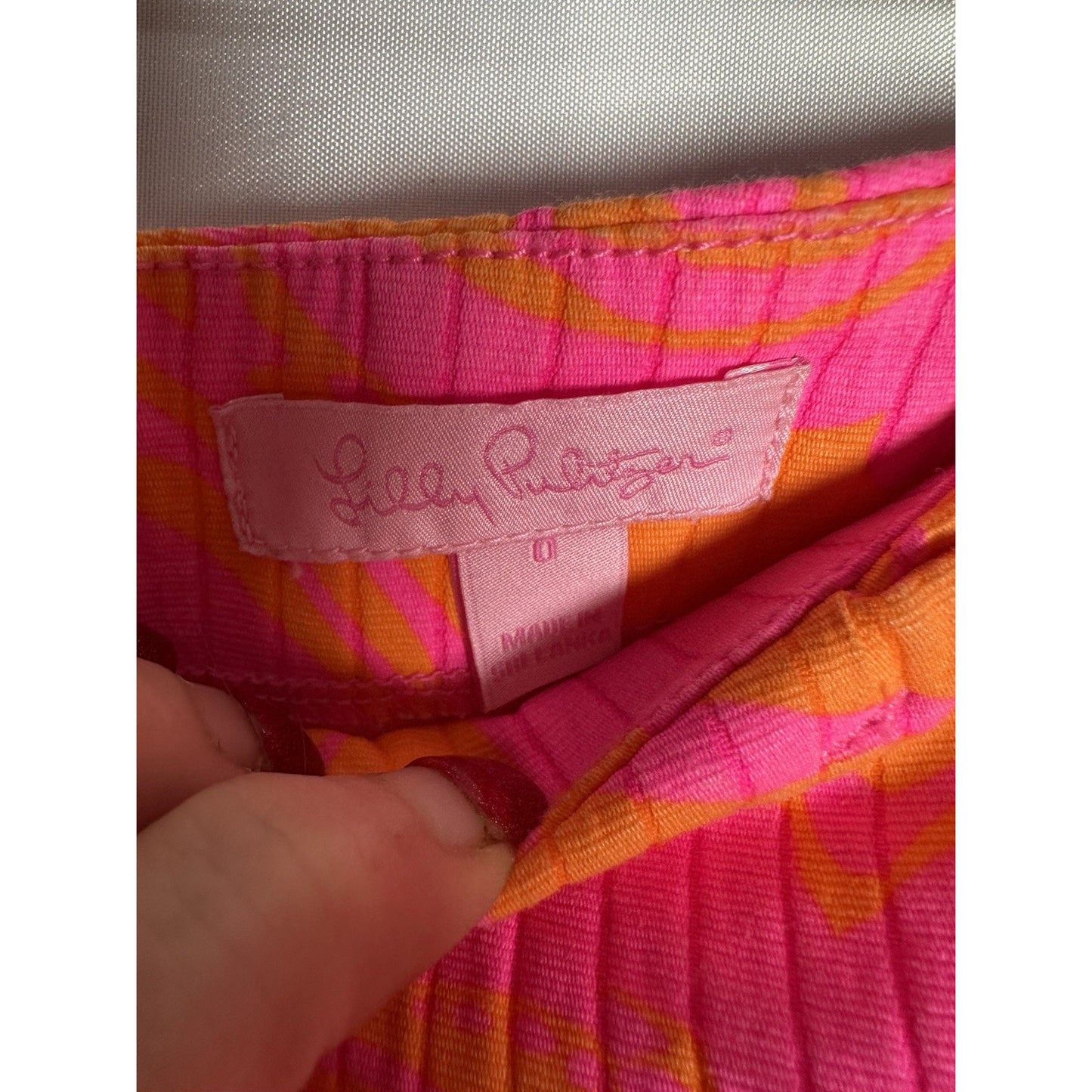 Lily Pulitzer Liza Seaesta Pop Pink Shorts Women’s sz 0 Beachy Everyday Coastal