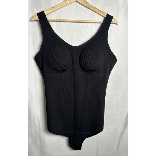 Honeylove Boldness Bodysuit Womens Sz 1X Shapewear Sculpting Flattering Strong