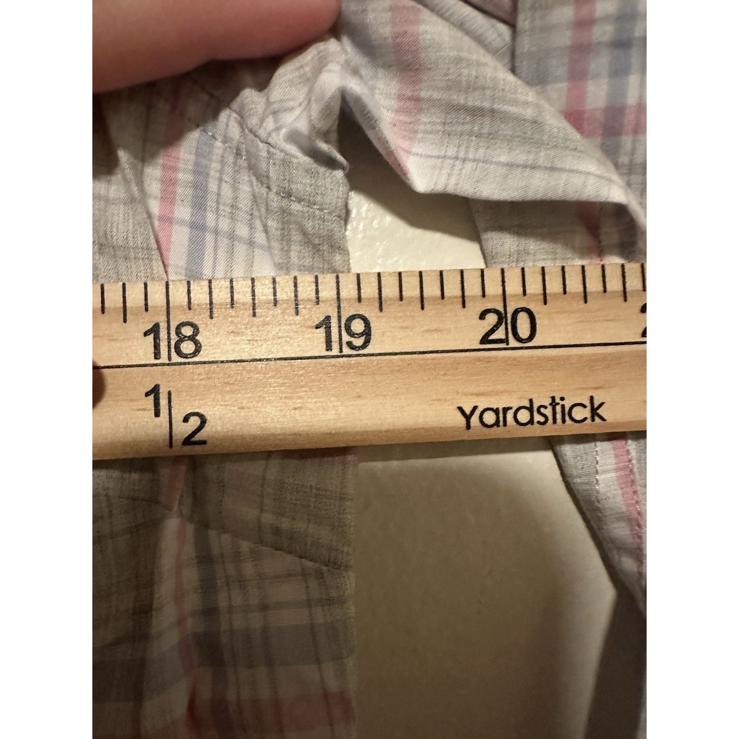 NWT UNTUCKit Chasseles Plaid Long Sleeve Button Down Shirt Size 8