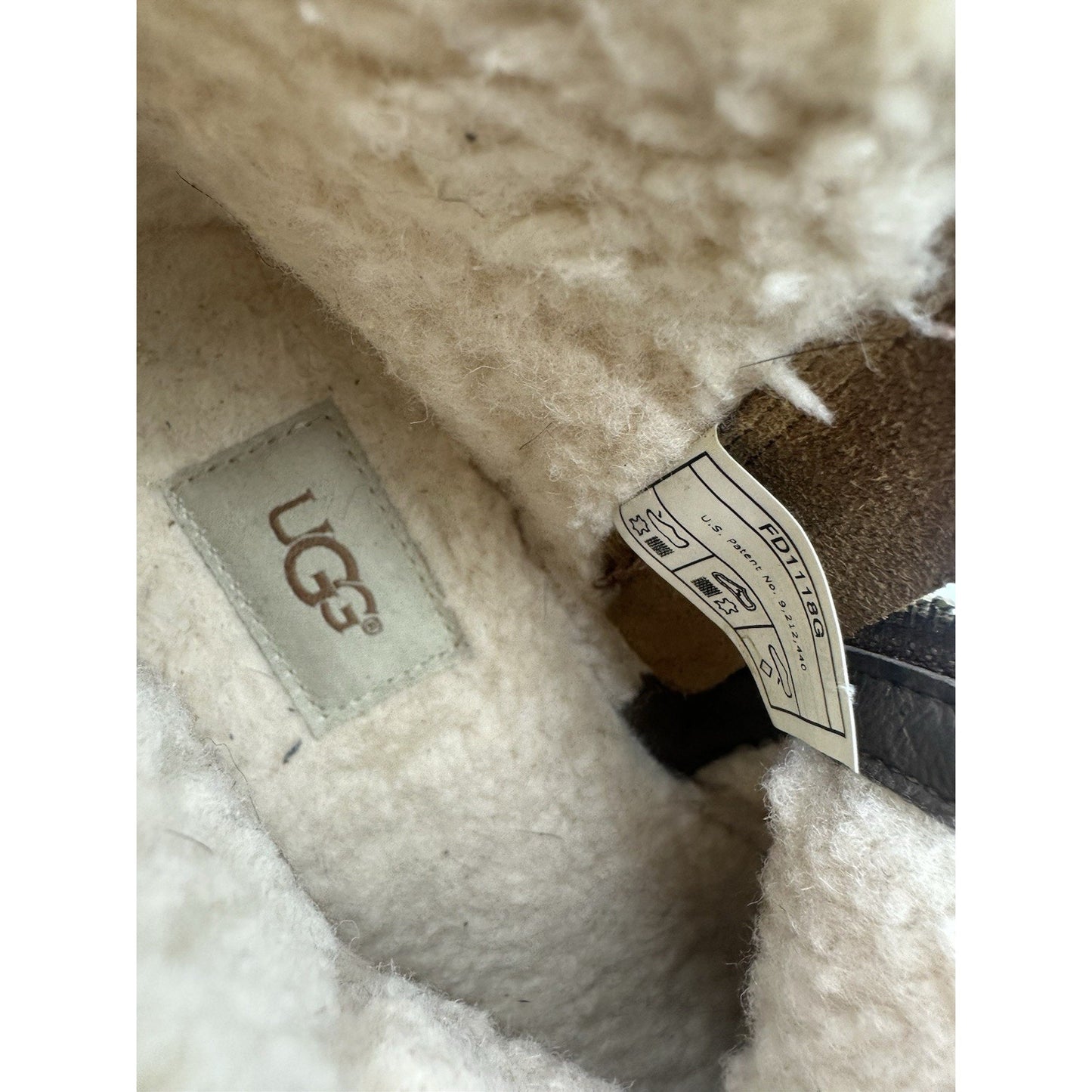 UGG BENSON WOME ANKEL BOOTS LEATHER CHIPMUNK US 9 /UK 7 / EU 40 Chunky