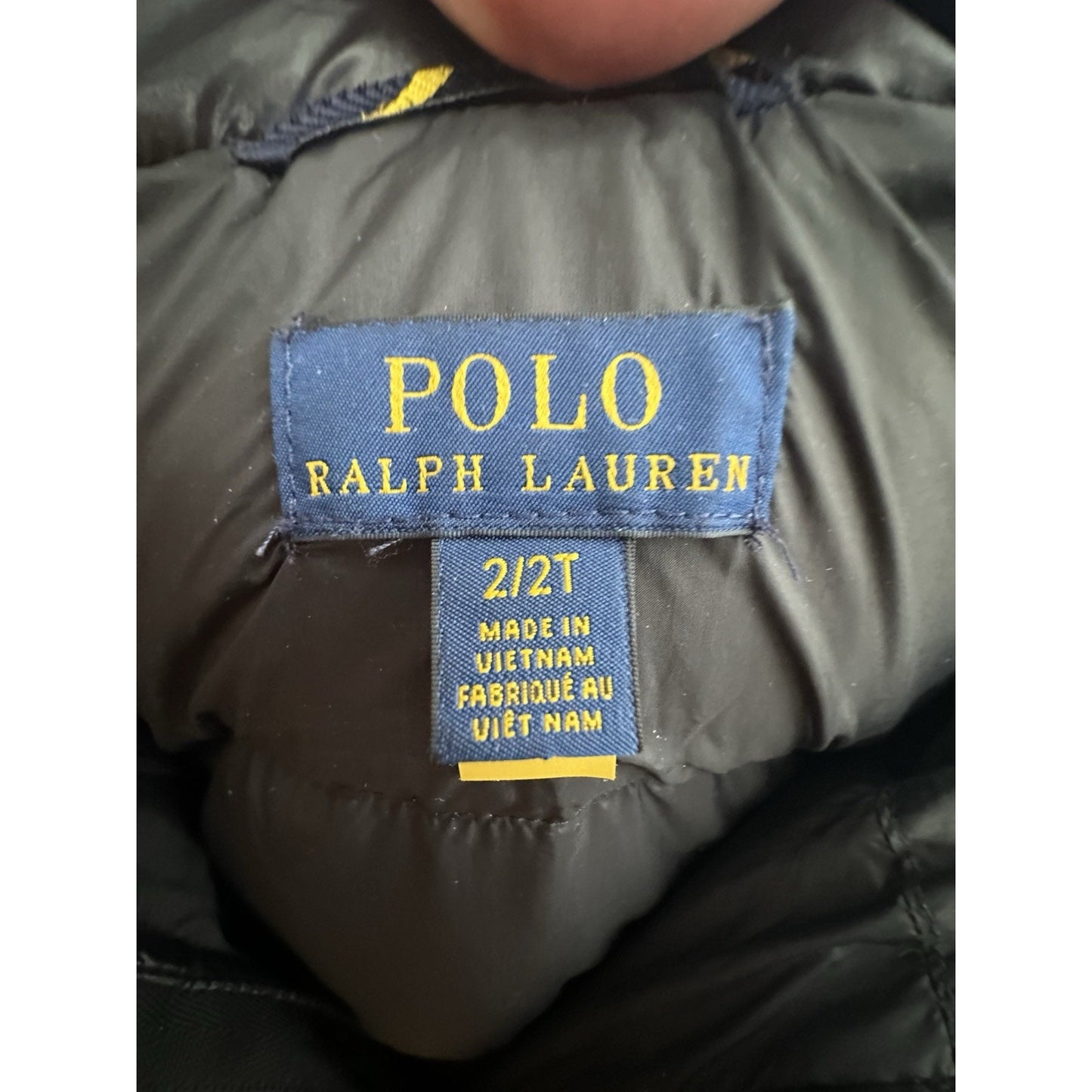 Polo Ralph Lauren Puffer Jacket Todddler Sz 2T Pony Boy