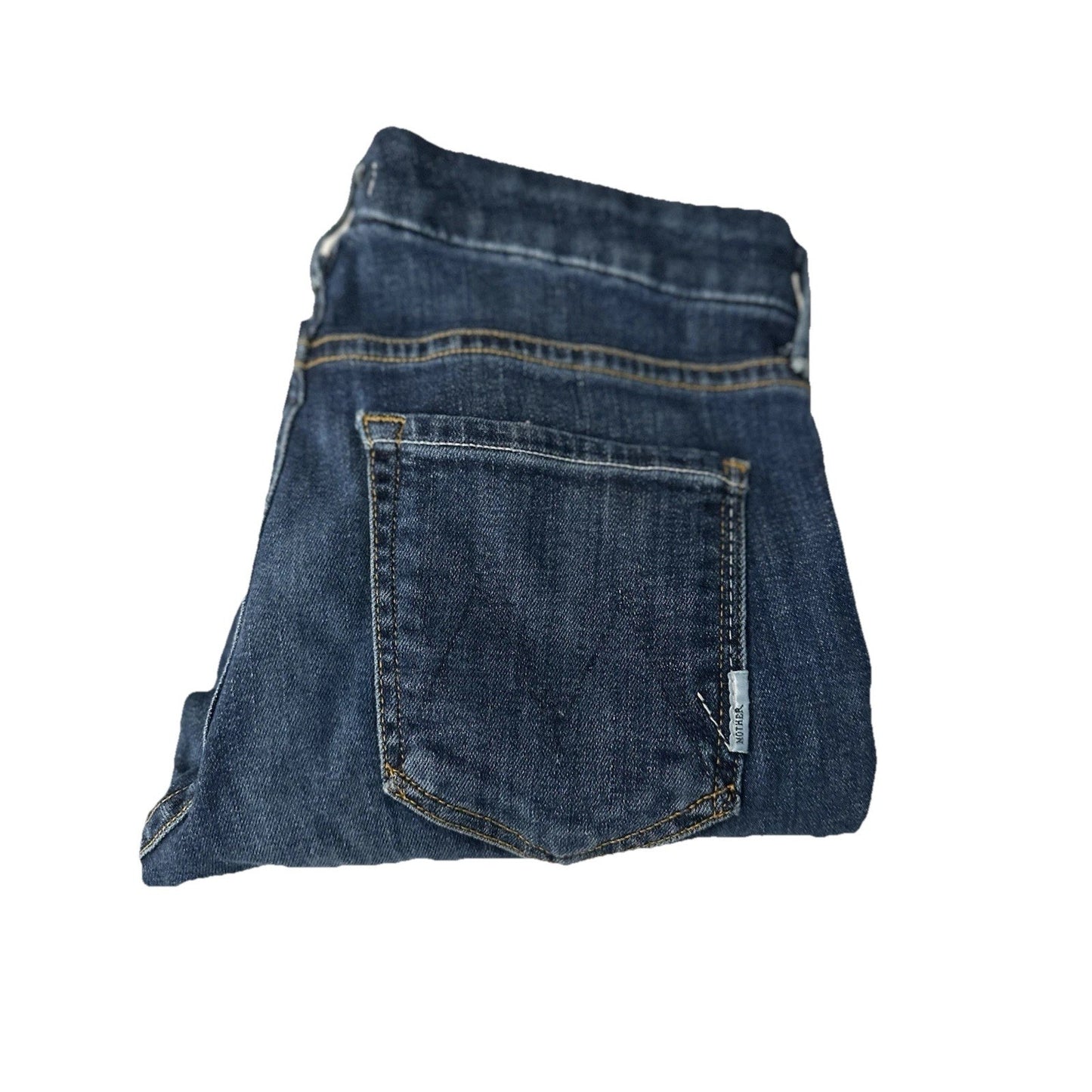 Mother The Looker Crop Jeans Womens Sz 27 Everyday Classic Dark Wash Capsule